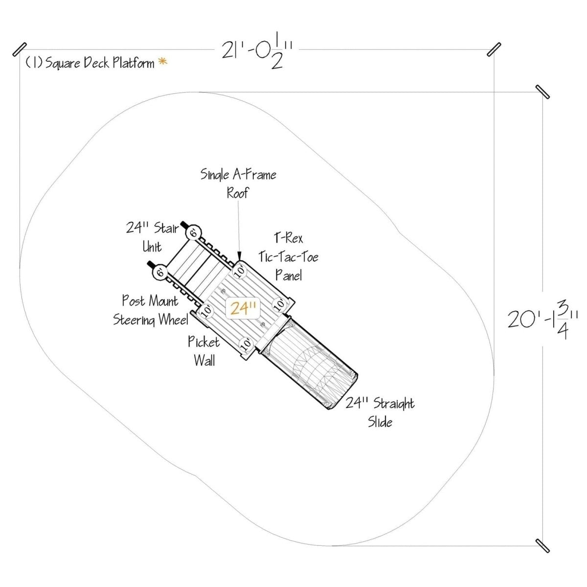 Tadpole Playset - Preschool Playgrounds - Playtopia, Inc.