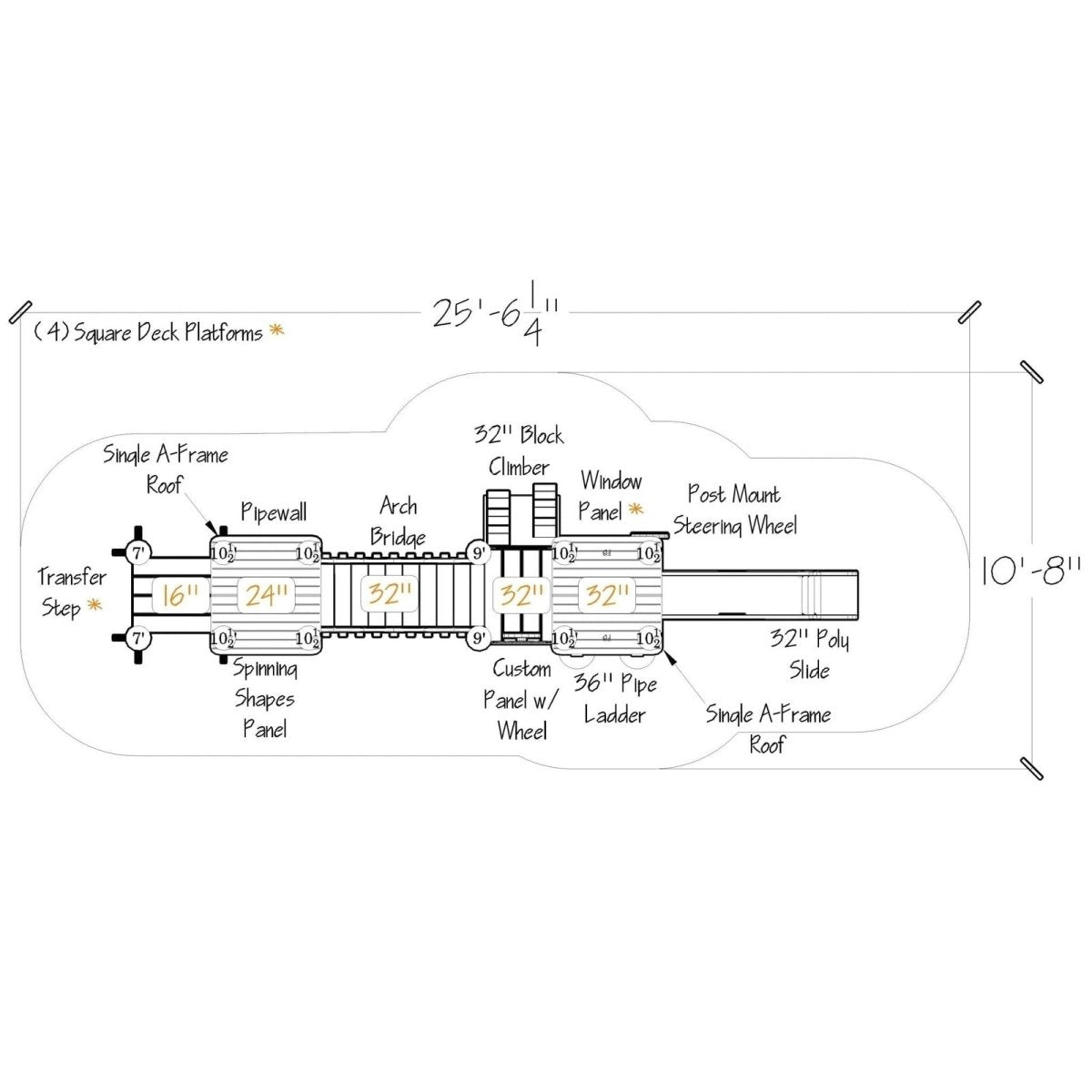 Taylor Playset - Preschool Playgrounds - Playtopia, Inc.