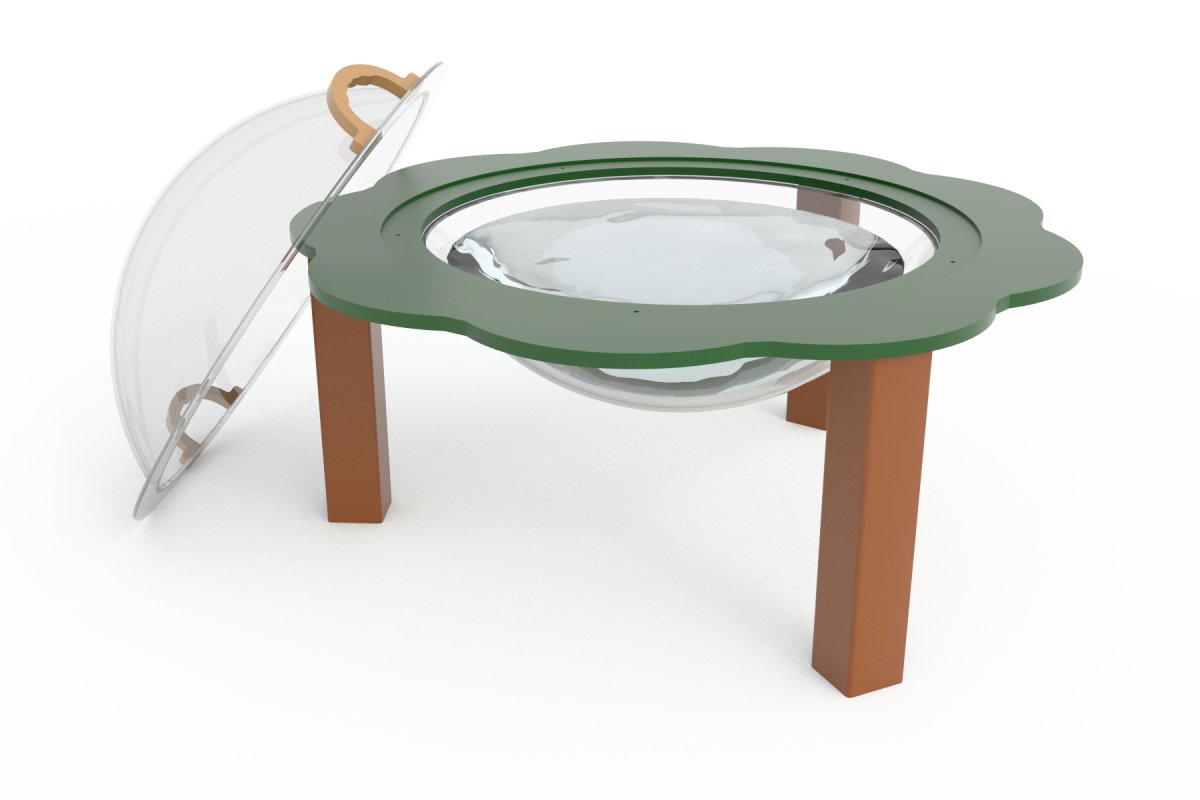 TerraDome Nature Bowl with Lids - Sensory Table - Playtopia, Inc.