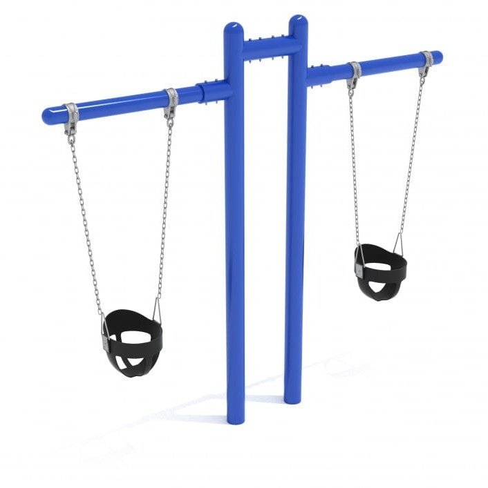 Toddler Cantilever Swing Set - 1 Bay - Swing Sets - Playtopia, Inc.