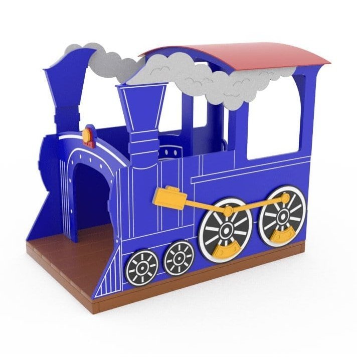 Toddler Steam Engine With Coach Playset - Infant Playground - Playtopia, Inc.