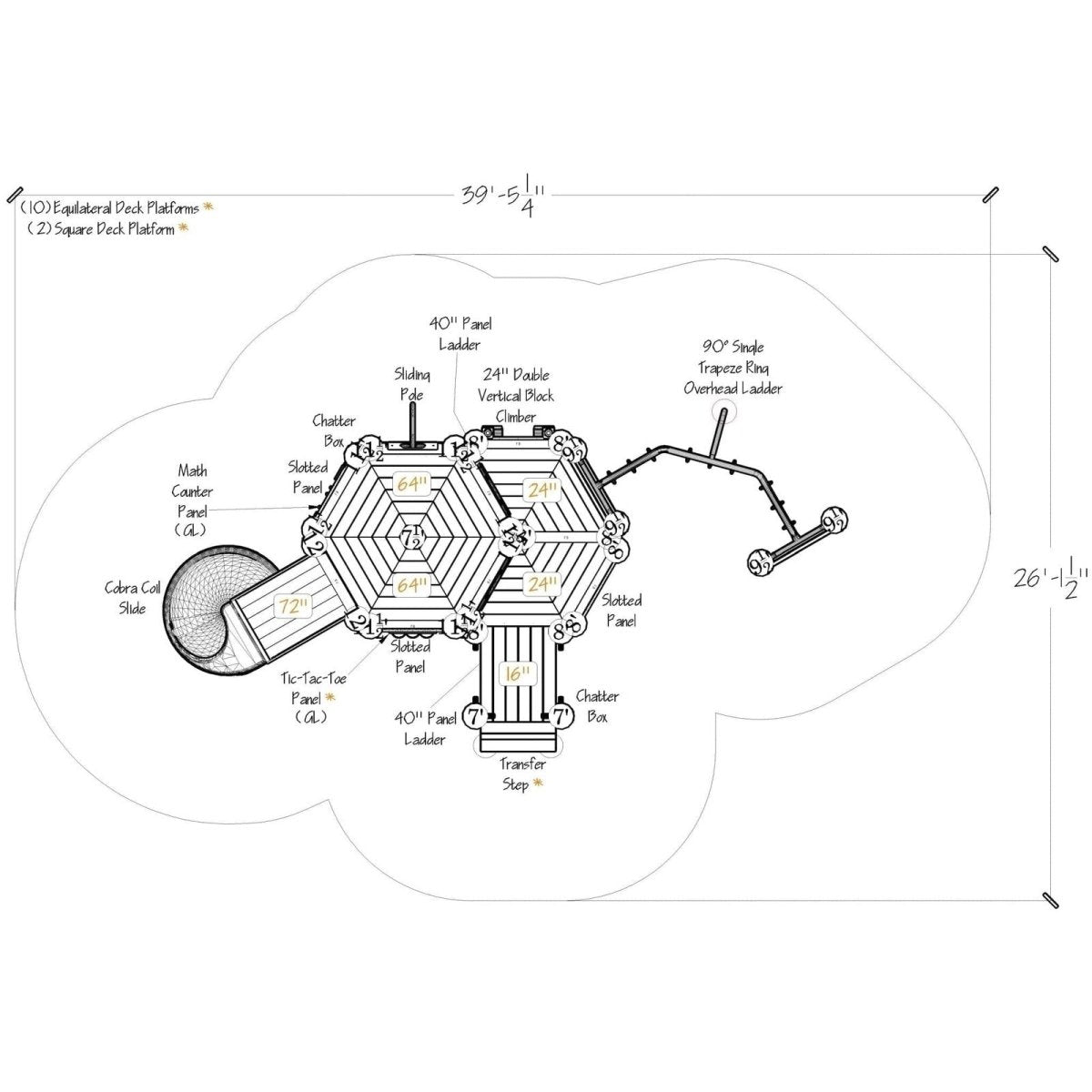 Trailblazer Playset - School-Age Playgrounds - Playtopia, Inc.
