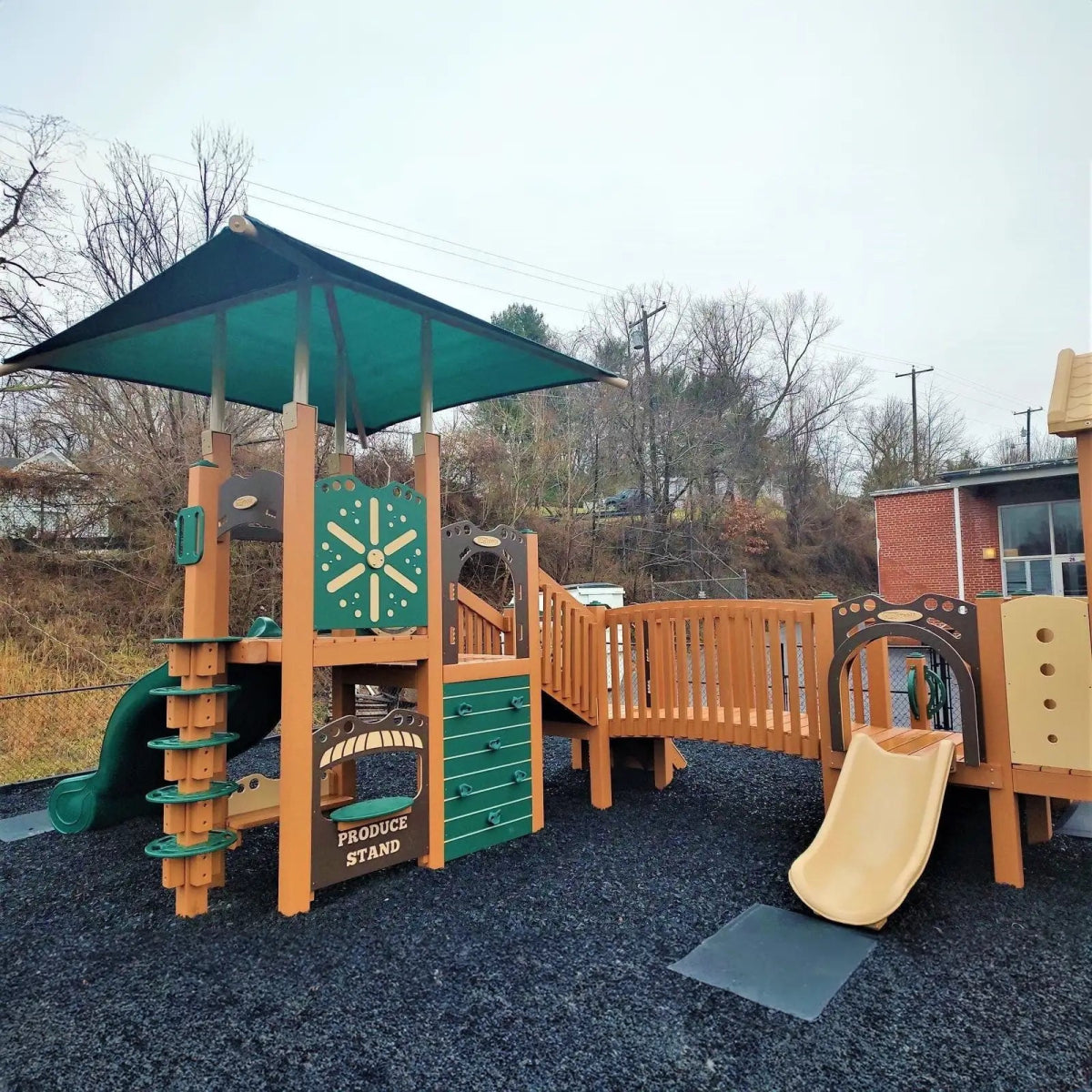 Trailblazer Playset - Preschool Playgrounds - Playtopia, Inc.