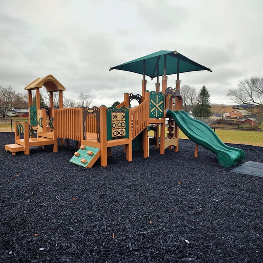 Trailblazer Playset - Preschool Playgrounds - Playtopia, Inc.