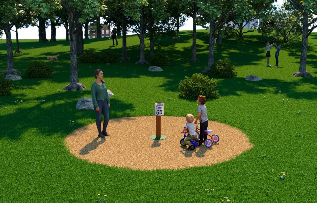 Trike Traffic Signs - Dramatic Play - Playtopia, Inc.