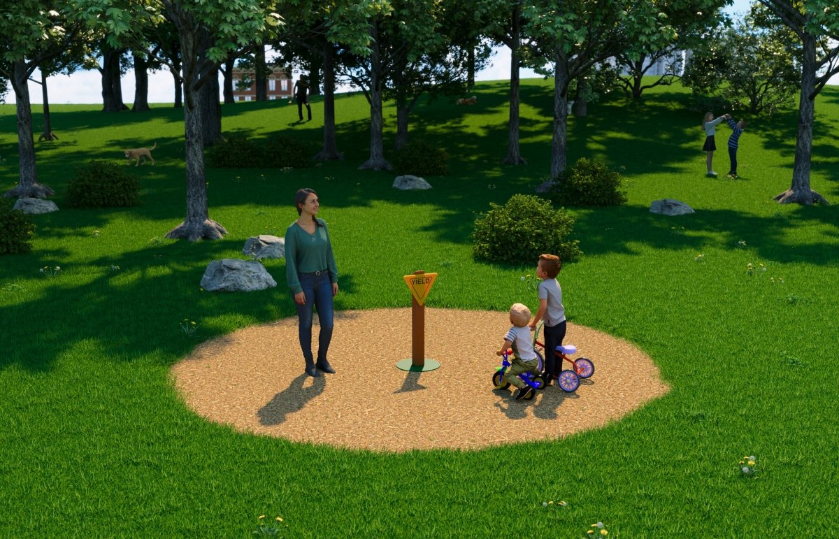 Trike Traffic Signs - Dramatic Play - Playtopia, Inc.