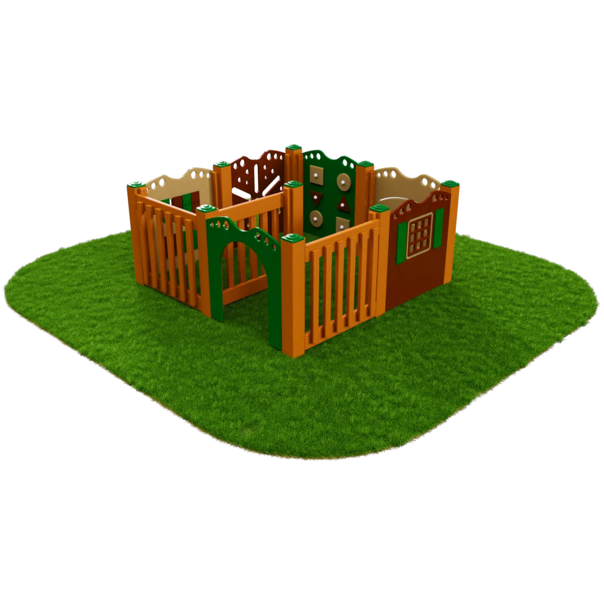 Twisty Turn Playset - Toddler Playgrounds - Playtopia, Inc.