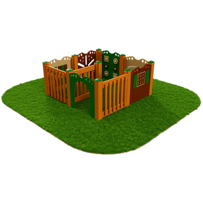 Twisty Turn Playset - Toddler Playgrounds - Playtopia, Inc.