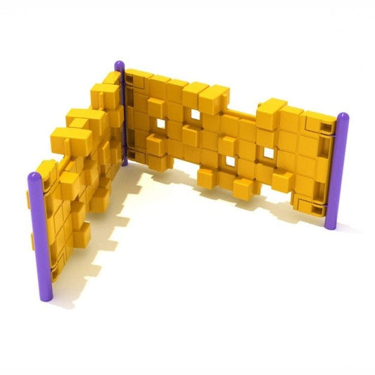 Voxel Vertex Fallen Bridge - Outdoor Climbing Structure - Outdoor Climbing Structure - Playtopia, Inc.