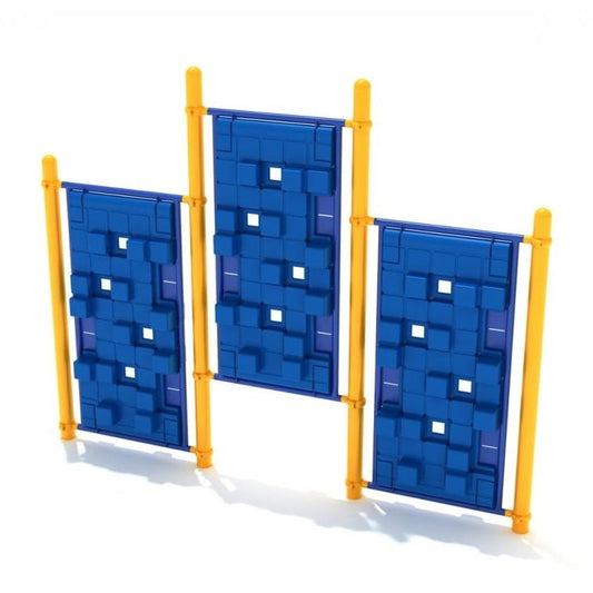 Voxel Vertex Tri-Tower - Outdoor Climbing Structure - Outdoor Climbing Structure - Playtopia, Inc.