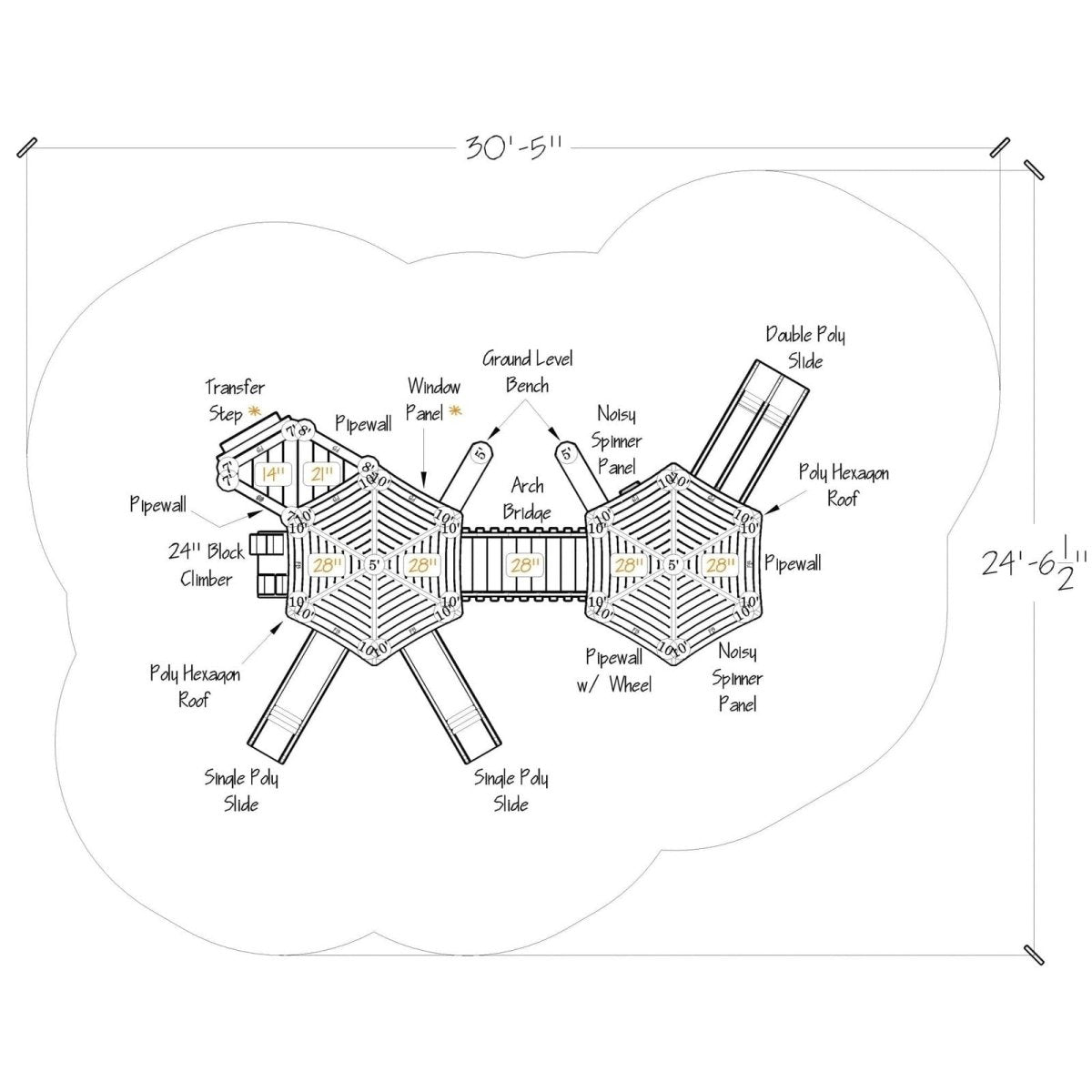 Windsor Playset - Toddler Playgrounds - Playtopia, Inc.