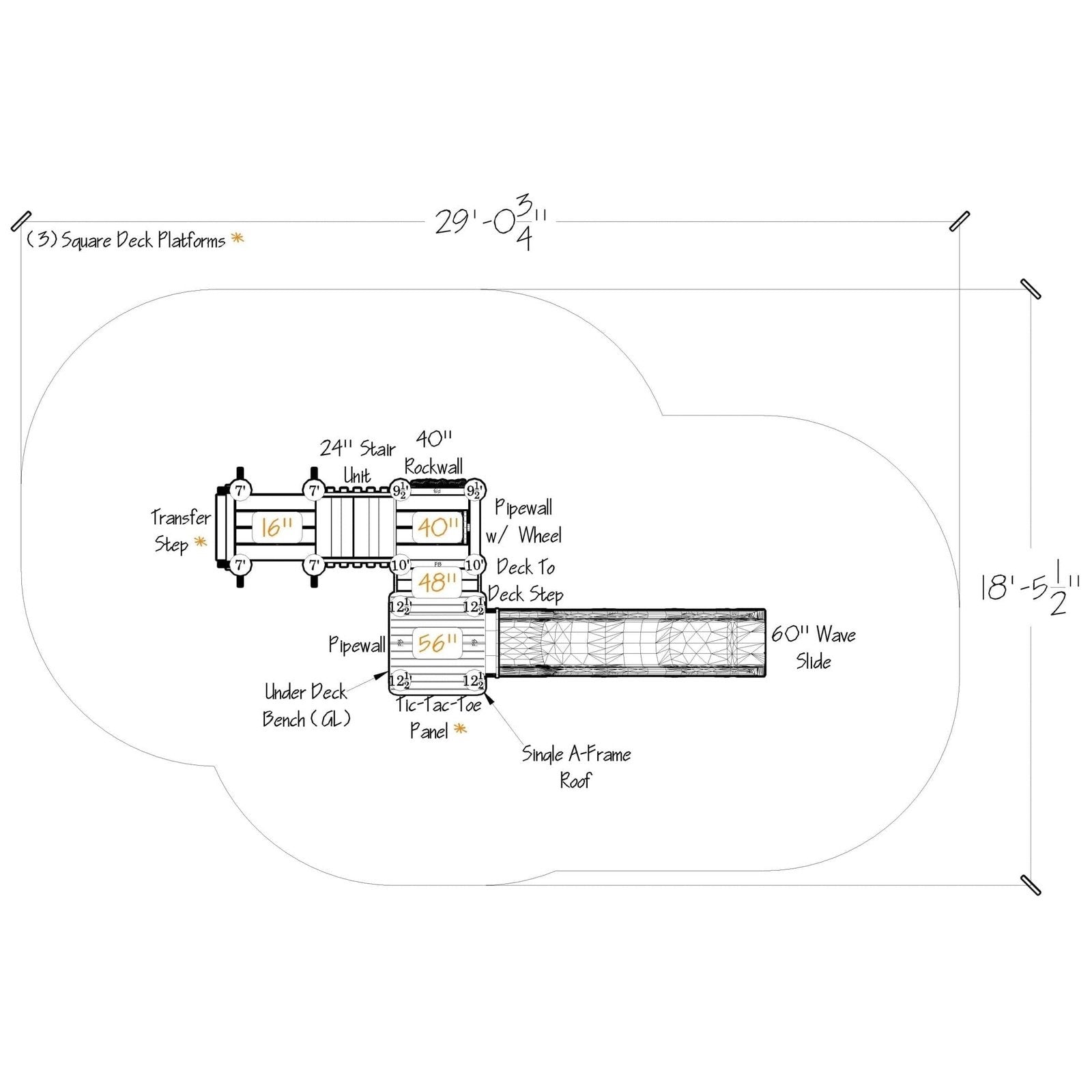 Cosmos Playscape-Preschool Playgrounds