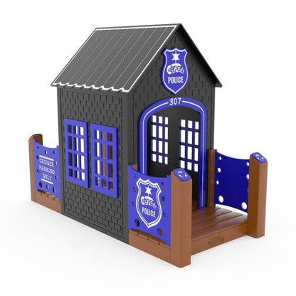 CozyTown Police Station-Outdoor Playhouse