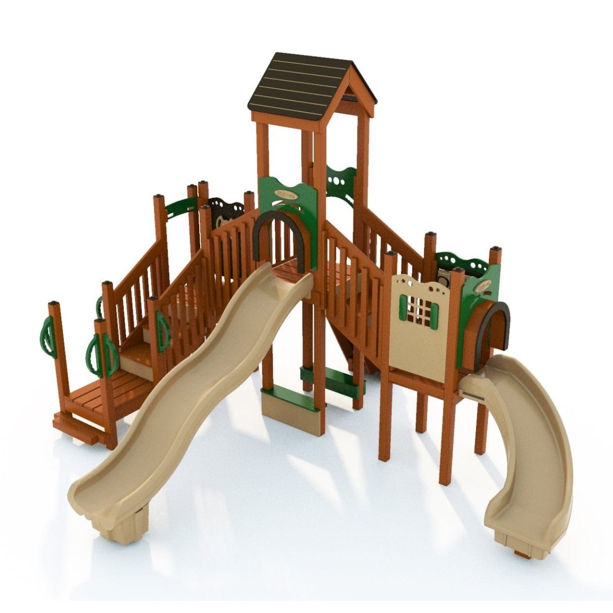 Benson Playset - Preschool Playgrounds - Playtopia, Inc.