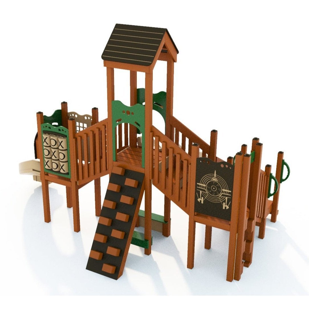 Benson Playset - Preschool Playgrounds - Playtopia, Inc.