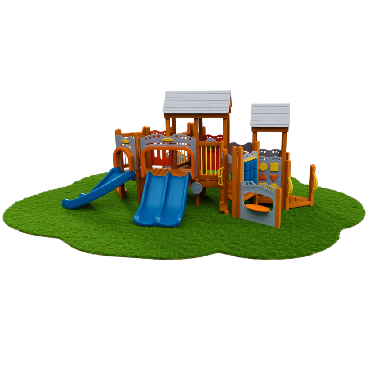 Birchwood Playset - Toddler Playgrounds - Playtopia, Inc.