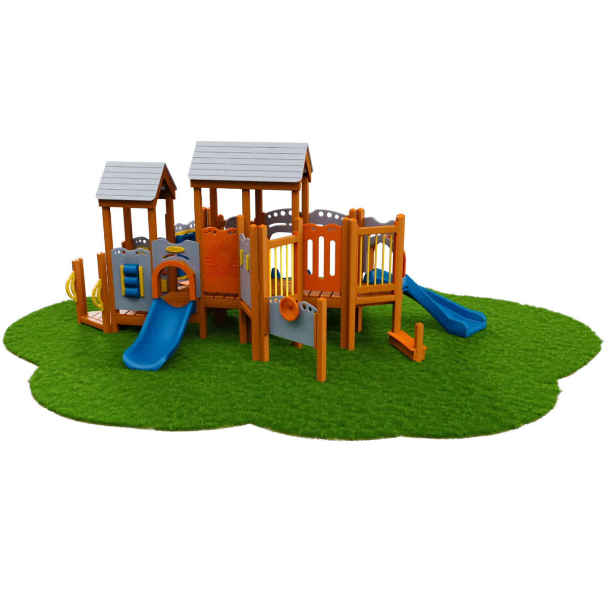 Birchwood Playset - Toddler Playgrounds - Playtopia, Inc.