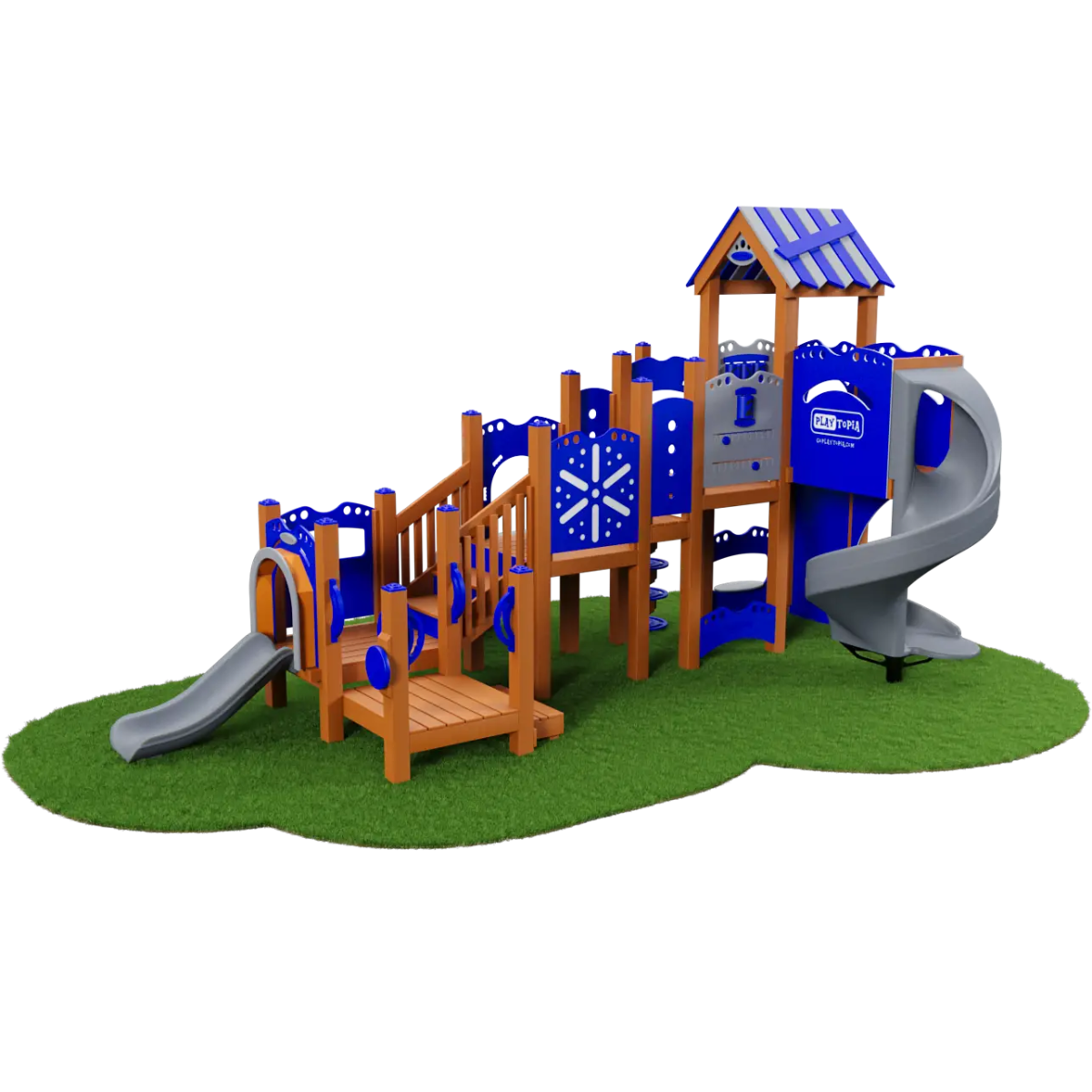 Blazing Star Playset - School-Age Playgrounds - Playtopia, Inc.