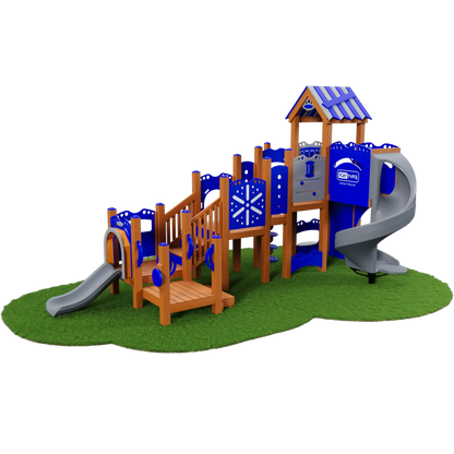 Blazing Star Playset - School-Age Playgrounds - Playtopia, Inc.