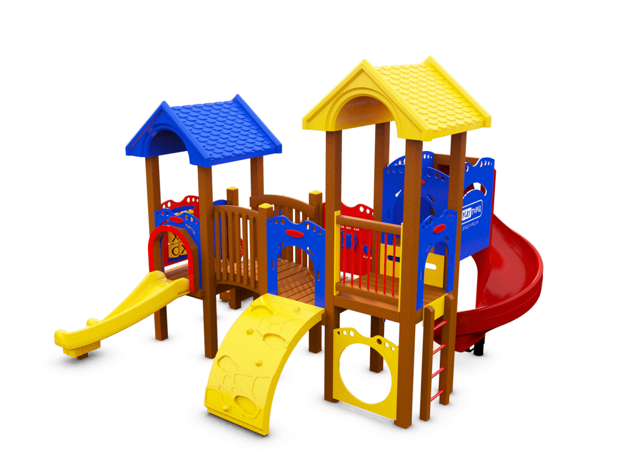 Climb Zone Playset - School - Age Playgrounds - Playtopia, Inc.