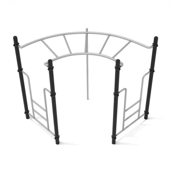 Curve Rung Horizontal Monkey Bars - Monkey Bars & Jungle Gyms - Playtopia, Inc.