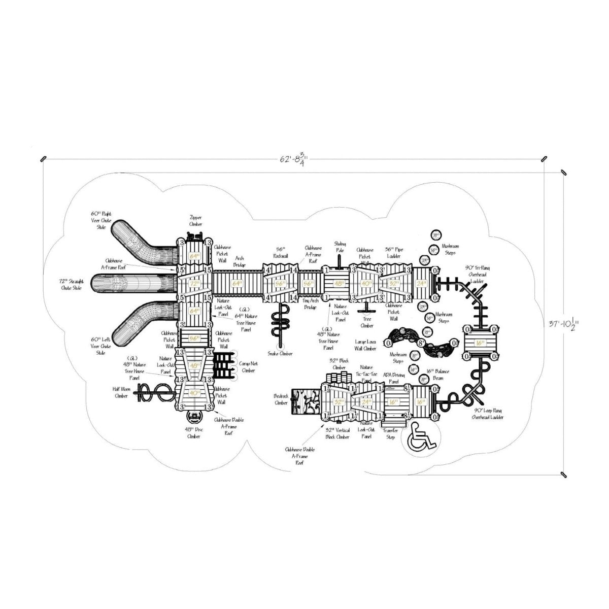 Discovery Den Playset - School-Age Playgrounds - Playtopia, Inc.