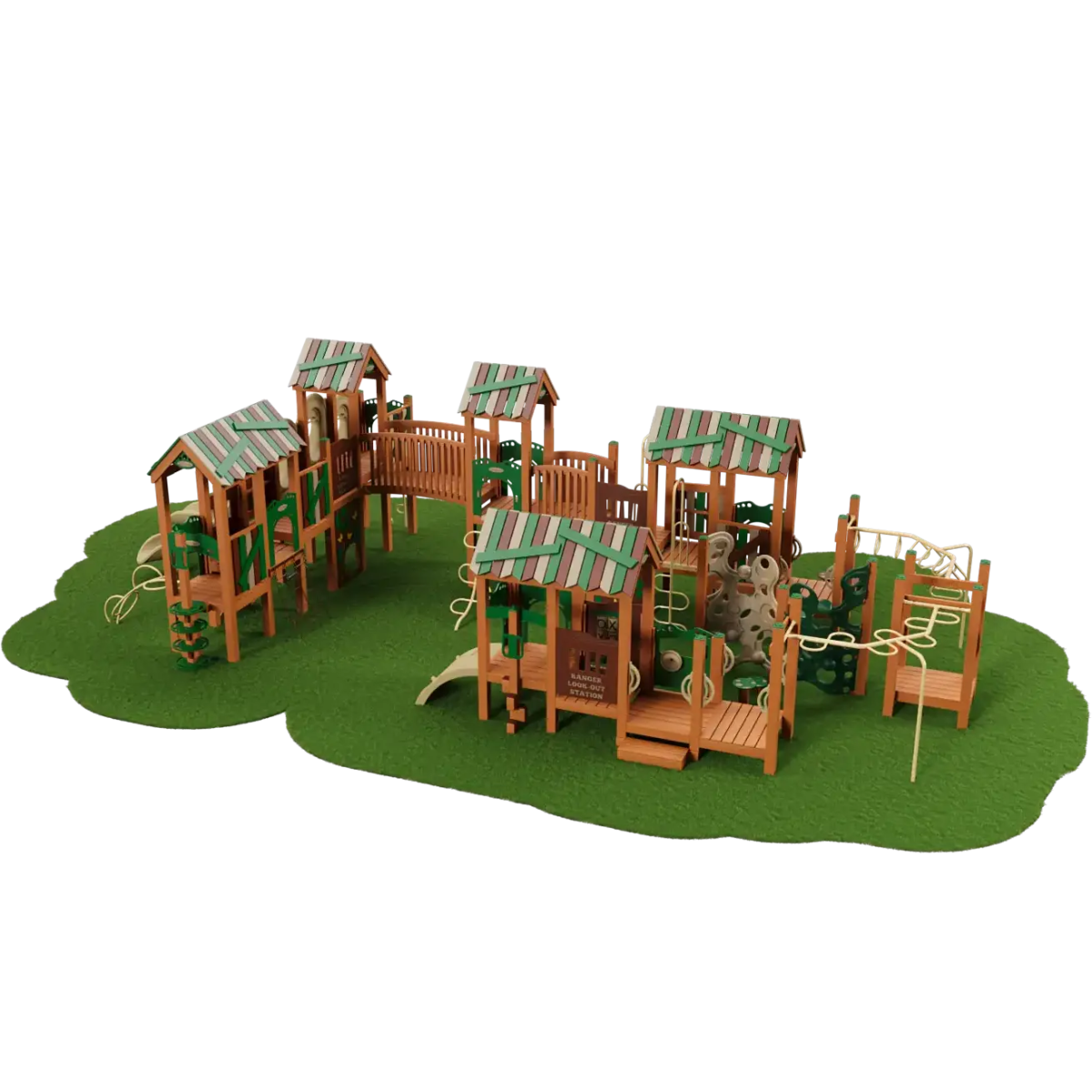 Discovery Den Playset - School-Age Playgrounds - Playtopia, Inc.