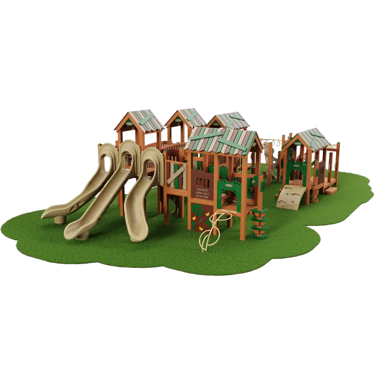 Discovery Den Playset - School-Age Playgrounds - Playtopia, Inc.