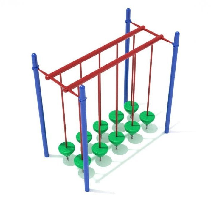 Double Row Pebble Bridge - Monkey Bars & Jungle Gyms - Playtopia, Inc.