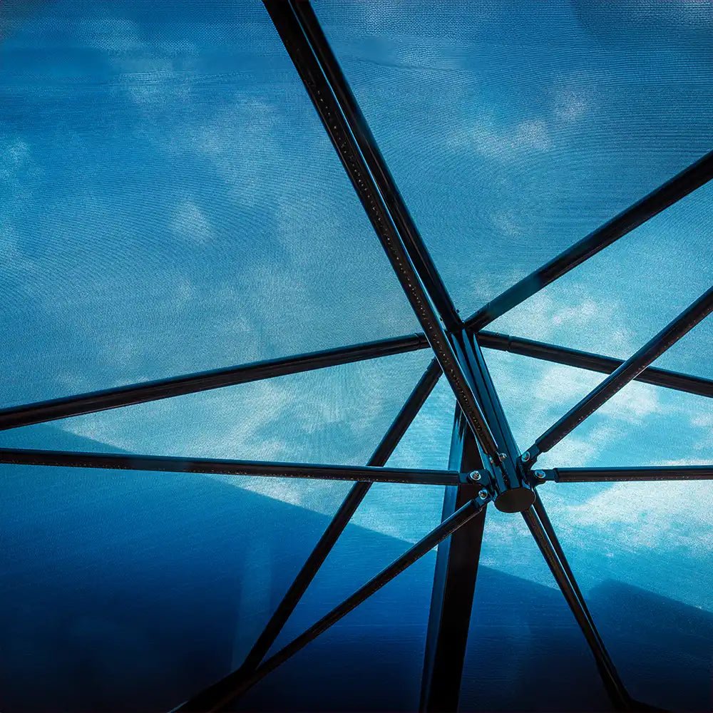 Hexagon Cantilever Umbrella Shade - Playground Shades & Sails - Playtopia, Inc.