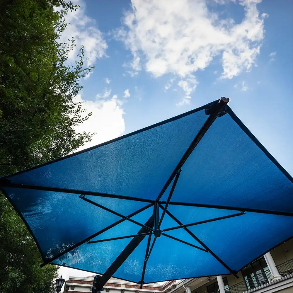 Hexagon Cantilever Umbrella Shade - Playground Shades & Sails - Playtopia, Inc.
