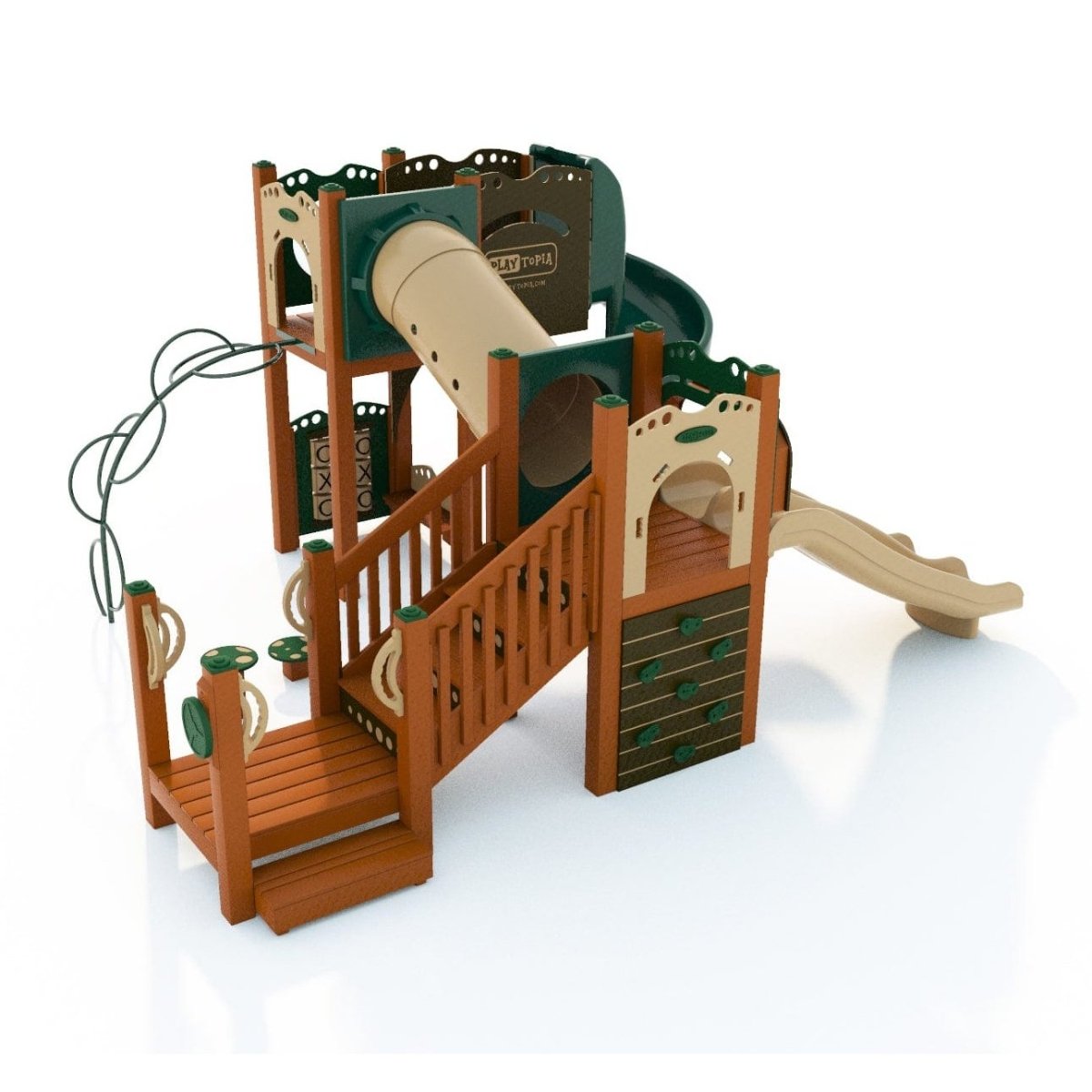 Kensley Playset - School-Age Playgrounds - Playtopia, Inc.