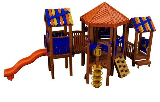 Landon's Lair - Preschool Playgrounds - Playtopia, Inc.