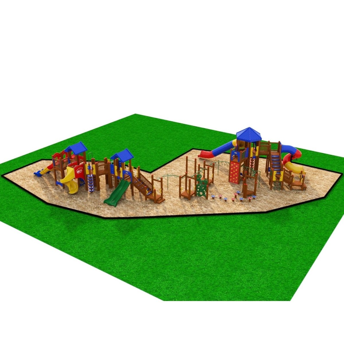 Merry Maker Playset - School-Age Playgrounds - Playtopia, Inc.