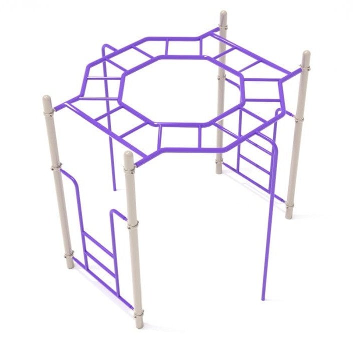 Octagon Rung Horizontal Monkey Bars - Monkey Bars & Jungle Gyms - Playtopia, Inc.