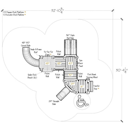 Orion Playset - Preschool Playgrounds - Playtopia, Inc.
