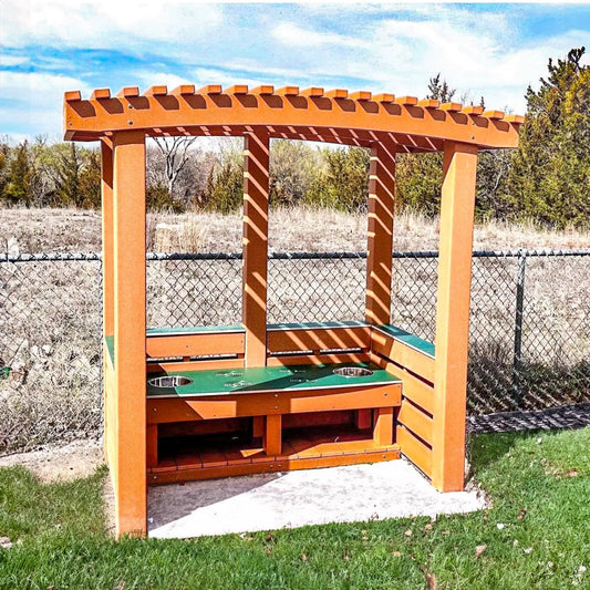 Pergola With Mud Kitchen - Mud Kitchen - Playtopia, Inc.