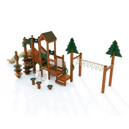 Pine Leap Playset - Preschool Playgrounds - Playtopia, Inc.