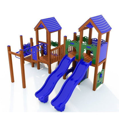 Quicksilver Playset - Preschool Playgrounds - Playtopia, Inc.