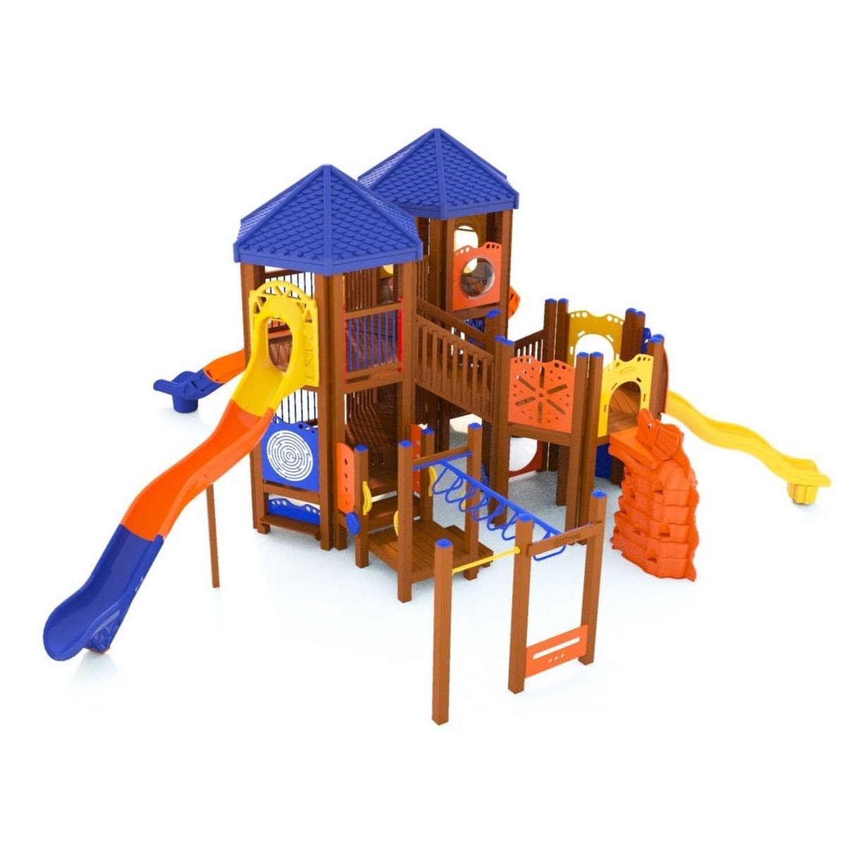 Rusty's Realm Playset - School-Age Playgrounds - Playtopia, Inc.