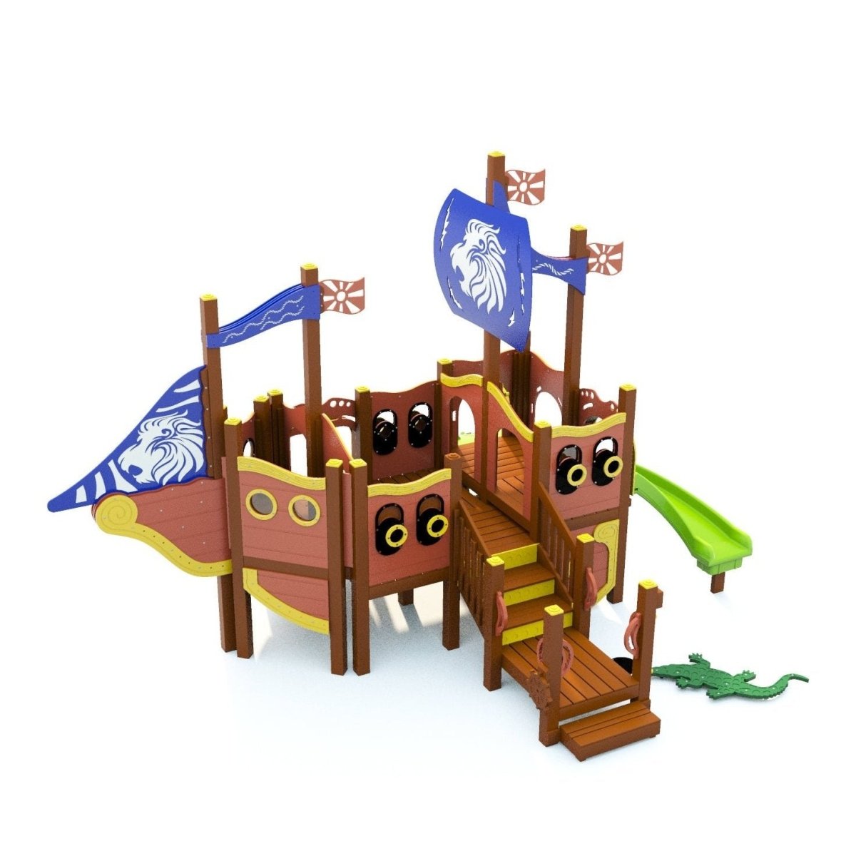 Sail Away Playset - Preschool Playgrounds - Playtopia, Inc.