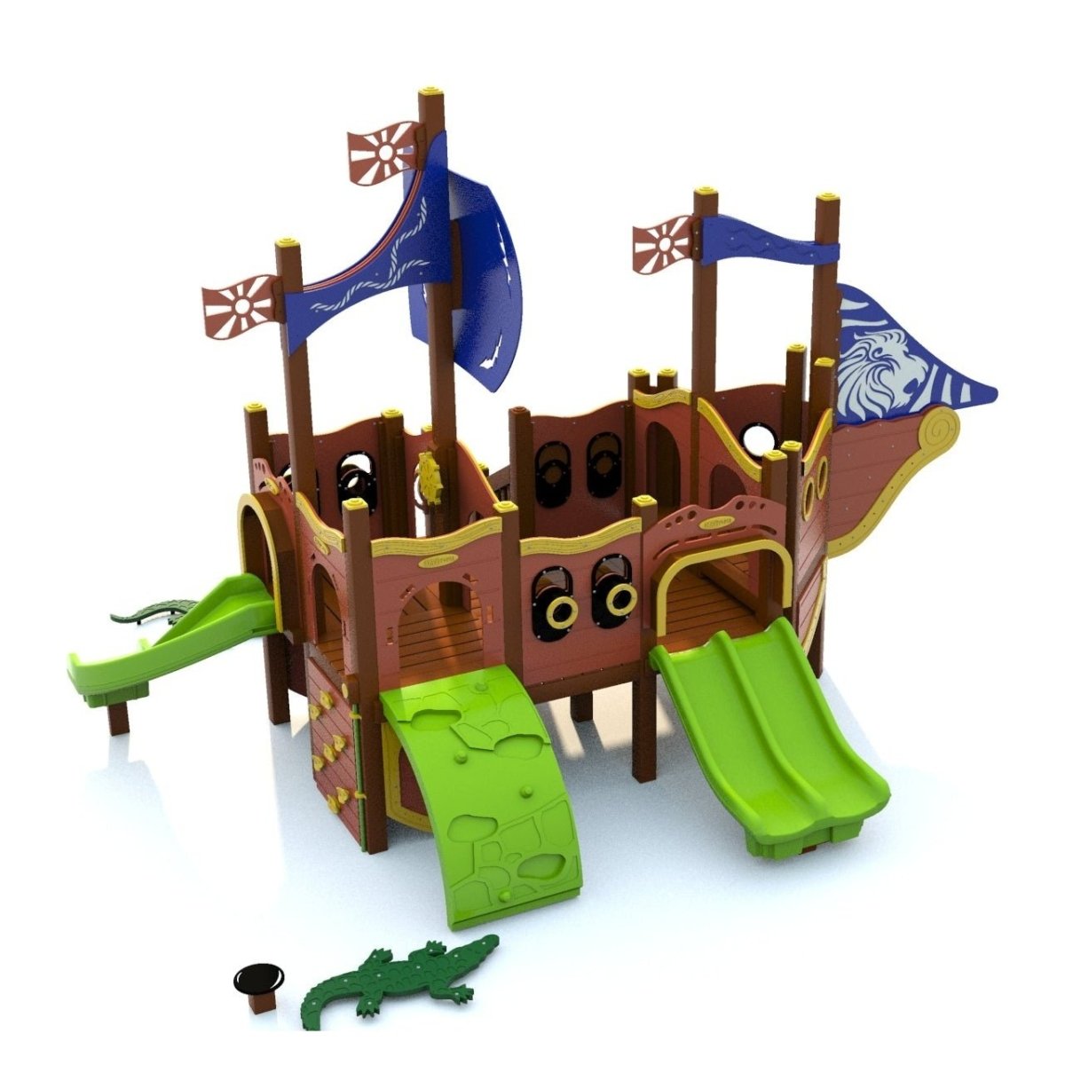 Sail Away Playset - Preschool Playgrounds - Playtopia, Inc.