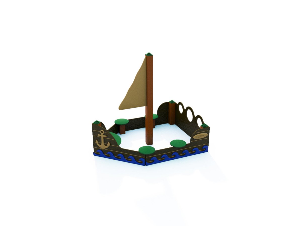 Sailboat Sandbox - Sandboxes - Playtopia, Inc.