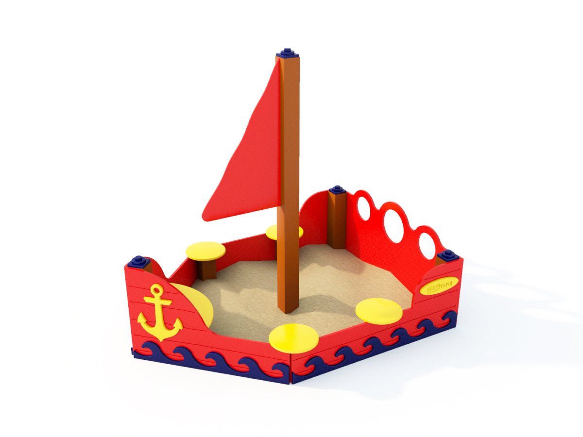 Sailboat Sandbox - Sandboxes - Playtopia, Inc.
