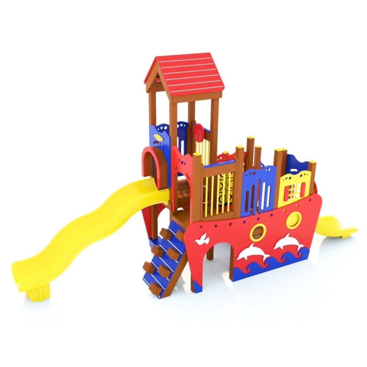 Sandy Bay Playset - Preschool Playgrounds - Playtopia, Inc.