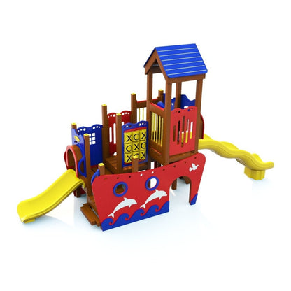 Sandy Bay Playset - Preschool Playgrounds - Playtopia, Inc.