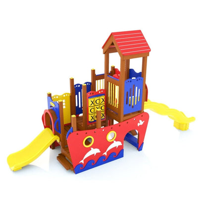 Sandy Bay Playset - Preschool Playgrounds - Playtopia, Inc.