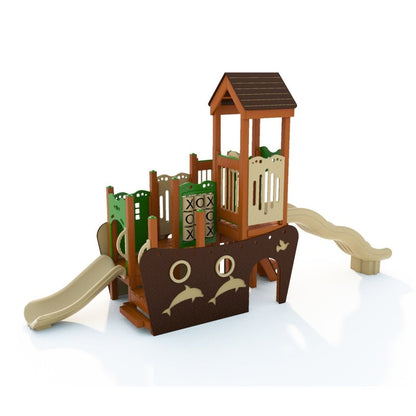 Sandy Bay Playset - Preschool Playgrounds - Playtopia, Inc.