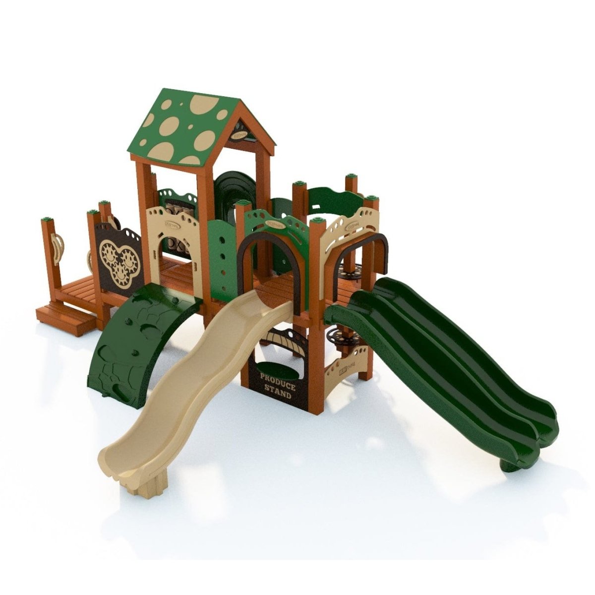 Shady Dell Playset - Preschool Playgrounds - Playtopia, Inc.