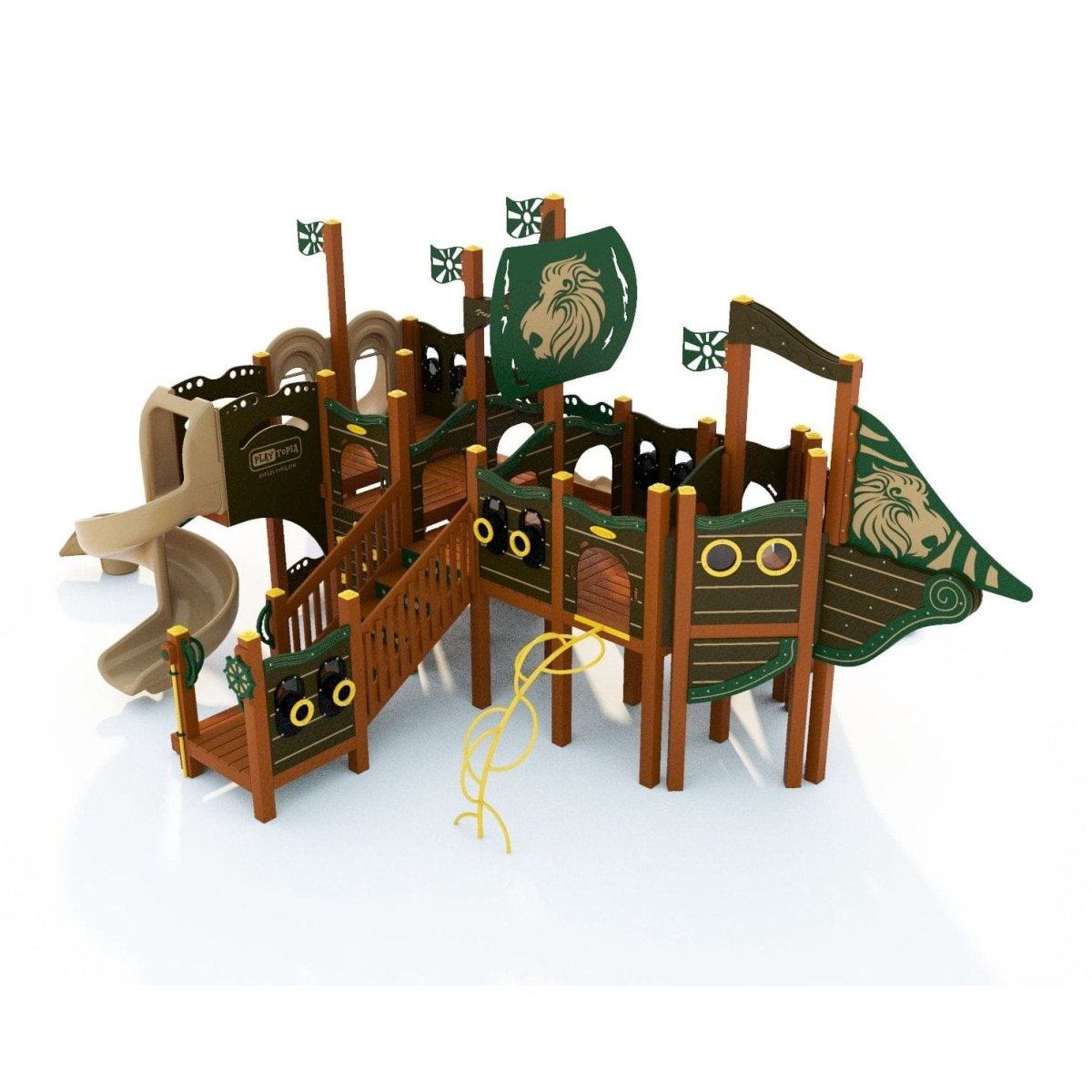 Ship Shape Playset - School-Age Playgrounds - Playtopia, Inc.